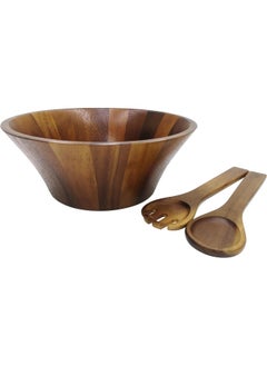 Flare Large Salad Bowl With Servers