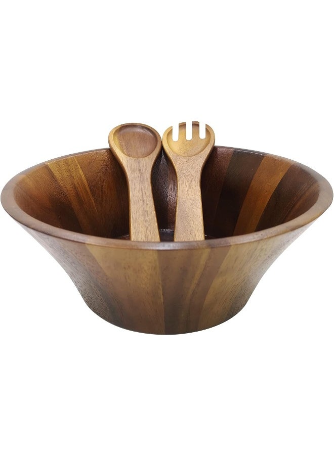 BILLI - Flare Large Salad Bowl With Servers - Image 1