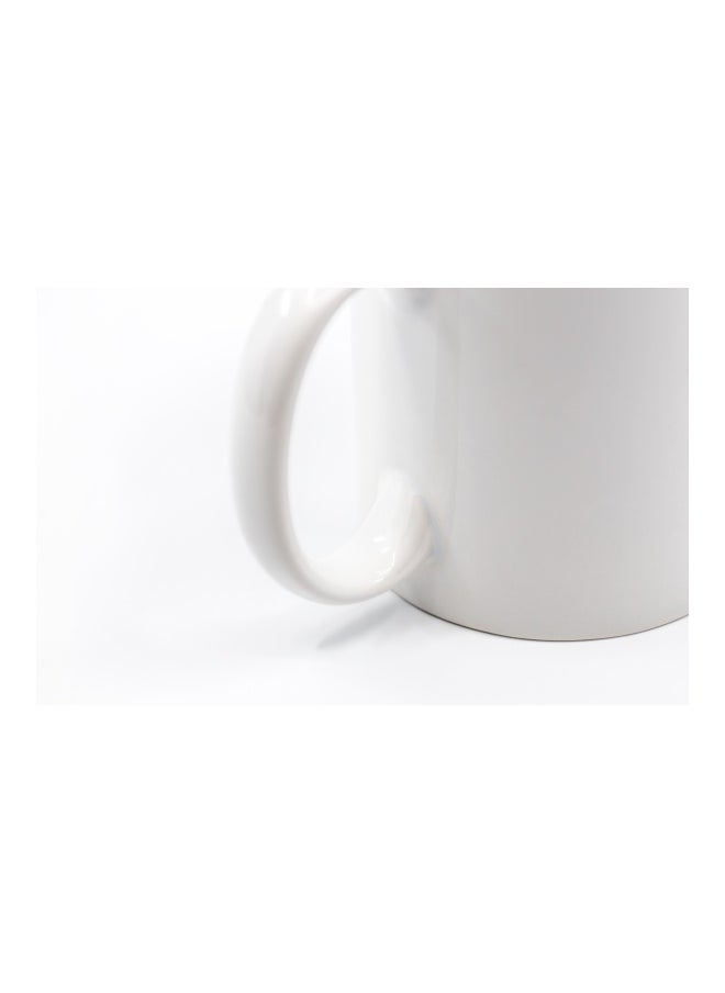 LOUD UNIVERSE Donald Duck Printed White Ceramic Coffee Mug  - Image 4