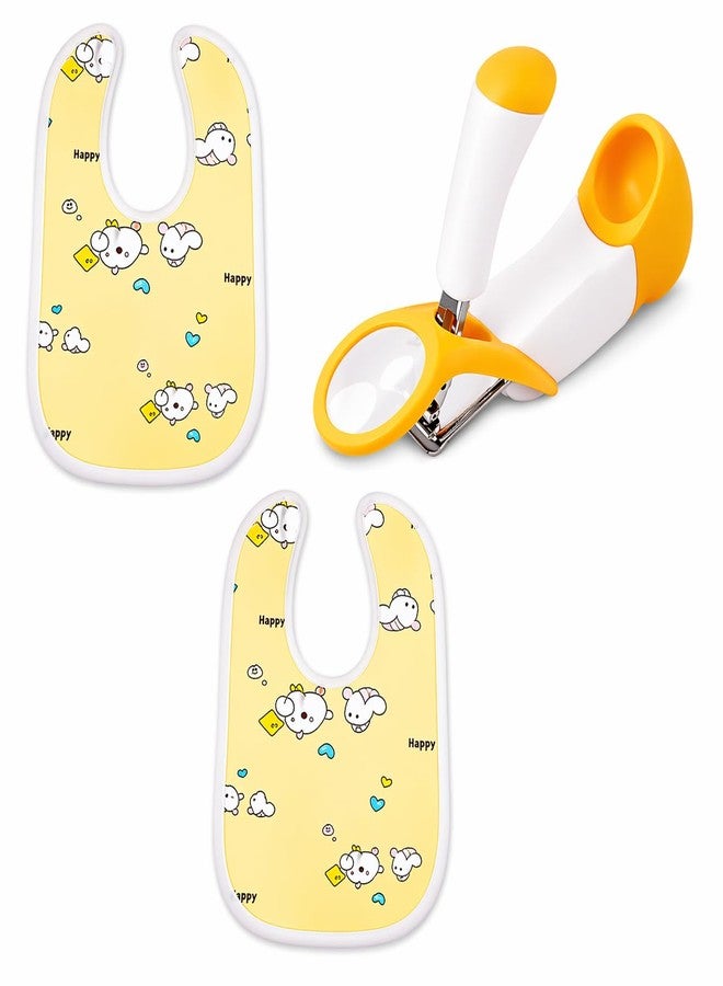 KALRA MAGIC® Waterproof Baby Arpon Bib 2PCS Magnifire Nail Cutter 1Pcs Combo Pack - Image 1
