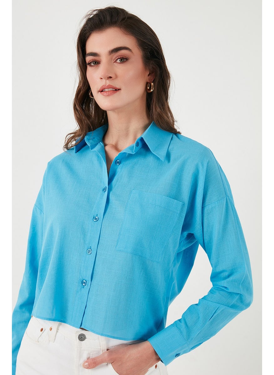 Cotton and Linen Blend Regular Fit Short Front Long Back Shirt Women's Shirt 6772867 - pzsku/Z3A31FF97BBA70A76D110Z/45/_/1741264957/5f62afcc-ee5c-4dd1-886d-105774368616