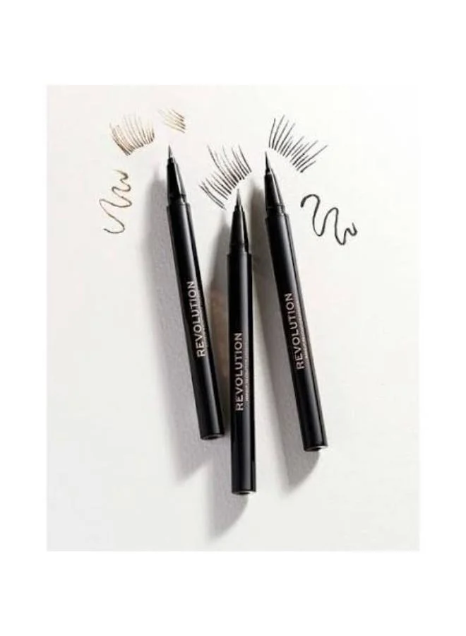 Revolution Revolution Hair Stroke Brow Pen Medium Brown