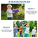 LJZJ 6 Pack Airplane Launcher Toys 2 Flight Modes LED Foam Glider Catapult Plane Outdoor Flying Toy for Kids Birthday Gifts for Boy Girl 4 5 6 7 8 9 10 11 12 Year Old BDay Party Supplies - Image 4