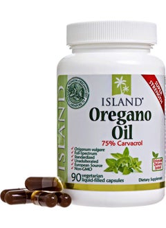 Oregano Oil Capsules Liquidfilled Superstrength Immune Support Organic Ingredients 75% Carvacrol Grown In Spain Oil Of Oregano Capsules With Enhanced Delivery (90 Count)