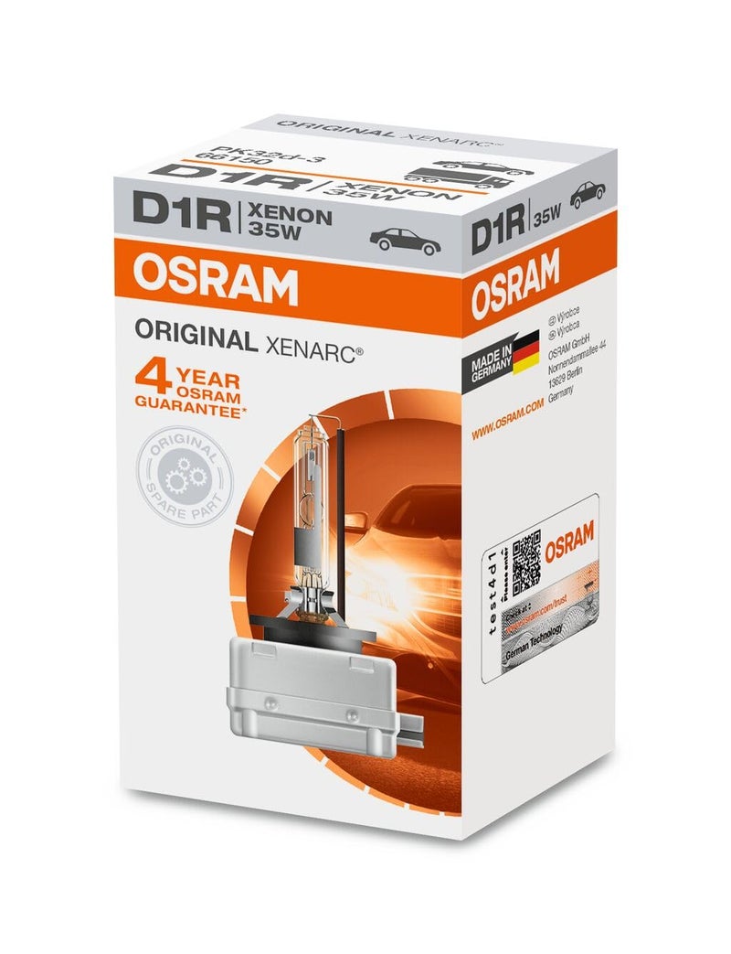 OSRAM XENARC ORIGINAL D1R xenon headlamp bulb 66154 100 4150K 1 piece in folding box