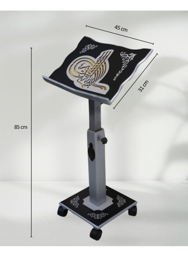 REBENUO Decorated Quran Stand with Traditional Damascus Mosaic Patterns - Image 3