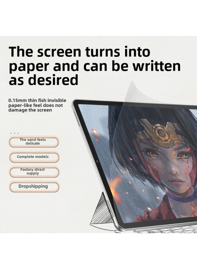 Suitable For IPad Type Paper Film IPad Pro Flat Film Type Paper Film Protective Film Type Paper Film IPad Pro Protective Film-Color:Paper-like Film (two-piece)-Dimensions:ipadpro(2021 12.9 ) - Image 1