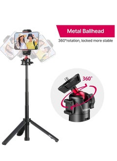 Ulanzi Ulanzi MT 16 Camera Tripod Stand Holder Mini Tabletop Tripod Selfie Stick With Cold Shoe Travel Tripod For IPhone 12 Canon G7X Mark III Sony ZV1 RX100 VII A6600 Vlogging Filmmaking Live Streaming  - Image 4