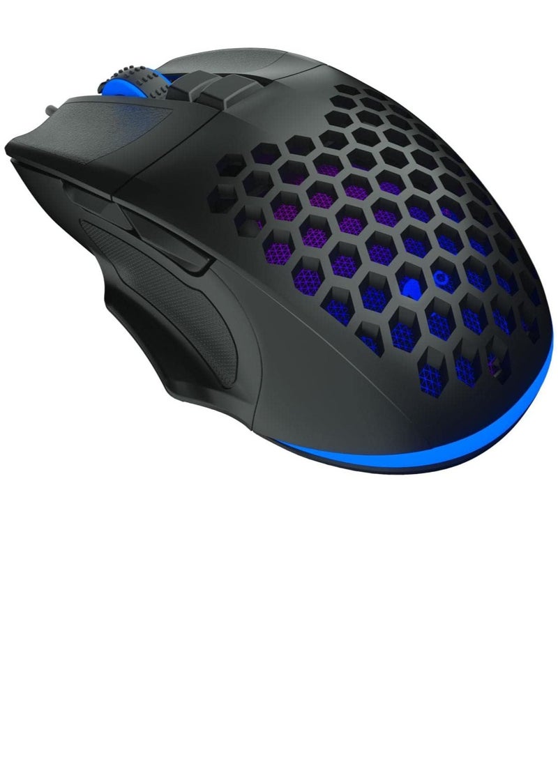 lecoo MS107 RGB Gaming Mouse - Optical Sensor 3200 DPI - 7 Keys  - Image 3