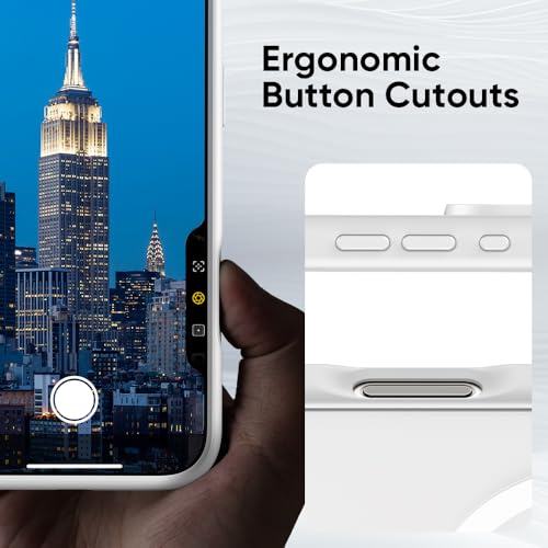 FLOLAB Surtect Tri-Fusion Magnetic for iPhone 16 Pro Case Protective Slim Design Magsafe Compatible Military Grade - White Clear Matte Translucent - Image 2
