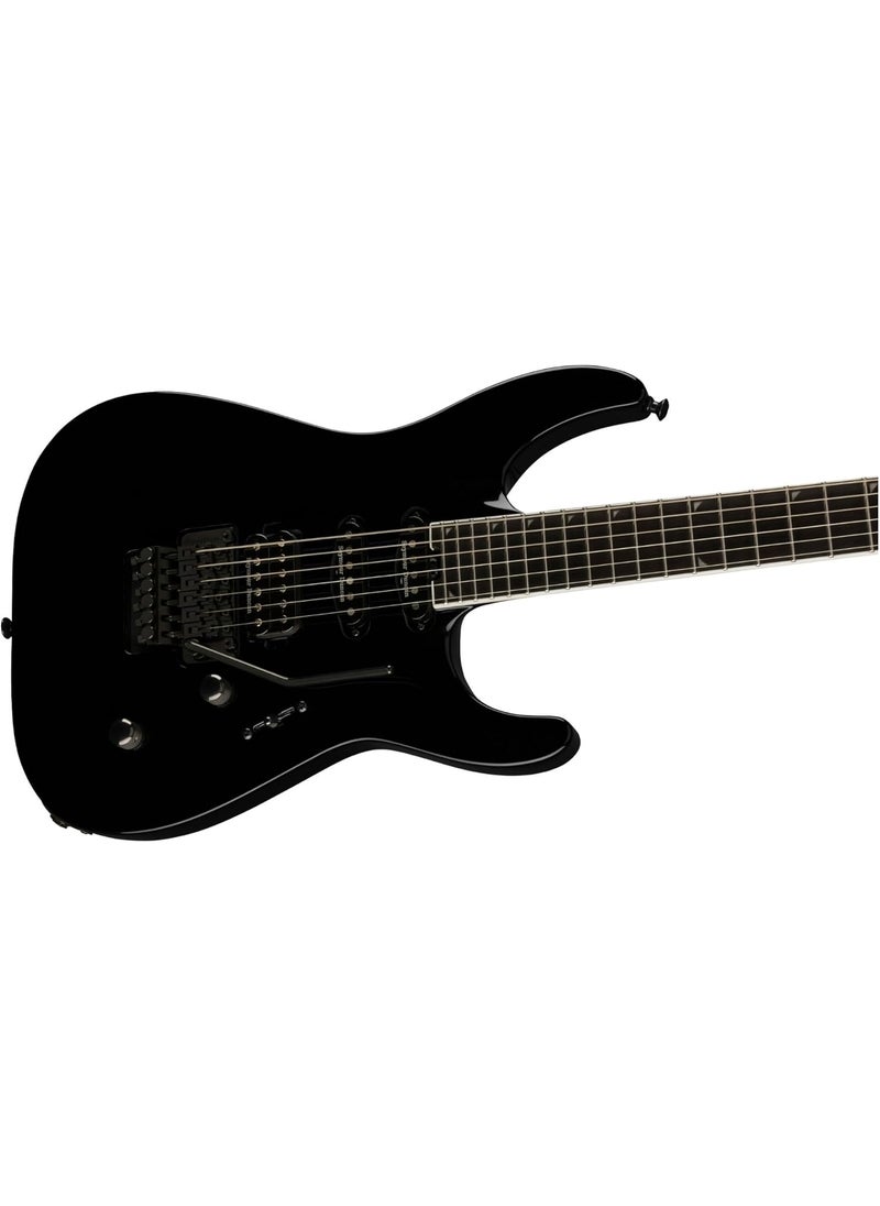 Jackson Pro Plus Soloist SLA3 Electric Guitar  RightHanded 6 Strings Deep Black Premium Craftsmanship and Playability Bundle with Protective Hardshell Case 2 Items