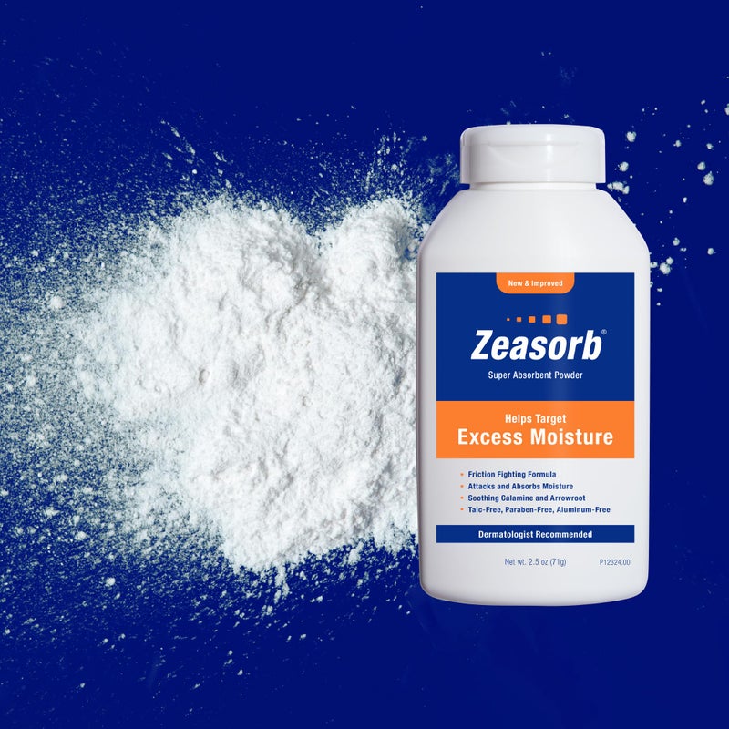 Zeasorb Prevention, Super Absorbent Excess Moisture Powder to Prevent Chafing & Itching, 2.5 Oz - Image 5