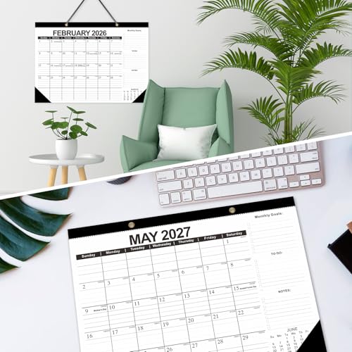 ZTX 2026 Calendar Desk Calendars as Big Deskpad or Large Hanging Wall Planner for Home Classroom School Large Desk Calendar 22"x17"Jan.2026-Jun.2027 - Image 2