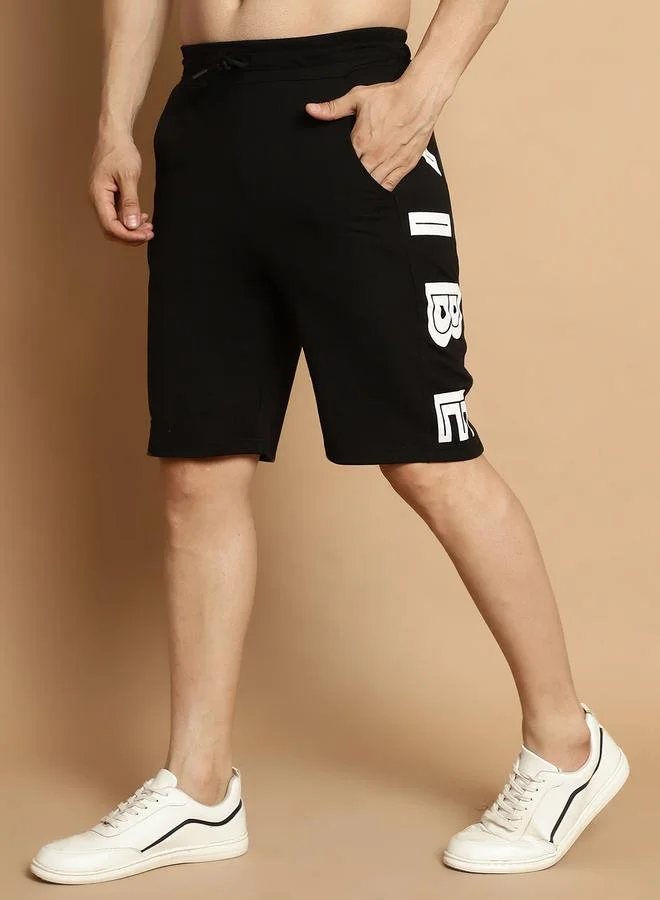 Styli Men Regular Fit Vibe Graphic Shorts By Door74