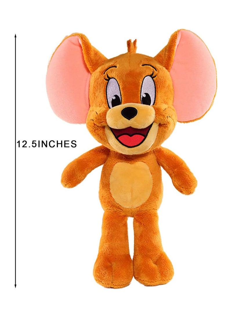 General - Tom Cat and Jerry Mouse Plush Toy - 12.6 inch Jerry Plush Toy, Tom Cat and Jerry Mouse Toy, Animal Plush Plush Mouse - Image 1