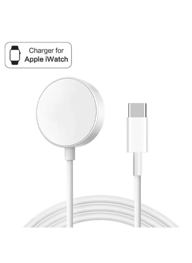 Generic - Watch Wireless Charger Suitable For Apple Original Watch Magnetic Charger Watch Wireless Charger Magsafe Watch Charger-Specifications:C Port Aluminum Alloy Without Packaging - Image 1