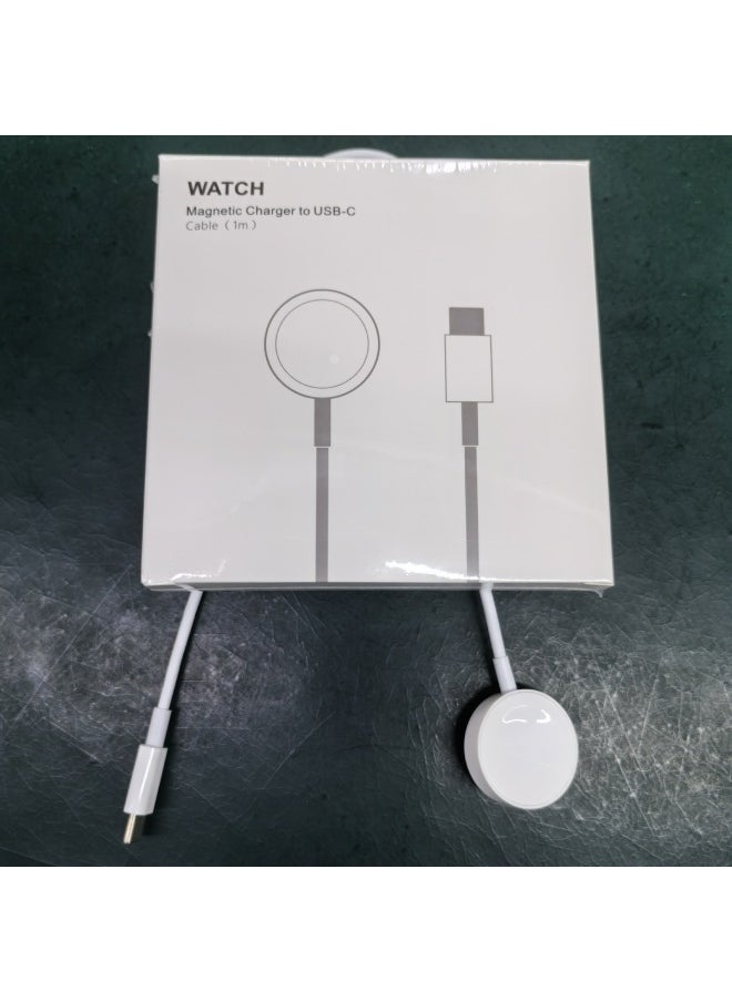 Generic - Watch Wireless Charger Suitable For Apple Original Watch Magnetic Charger Watch Wireless Charger Magsafe Watch Charger-Specifications:C Port Aluminum Alloy Without Packaging - Image 1