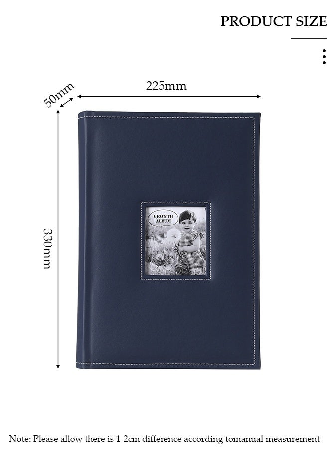 DUNISO Photo Picture Album 6 Inches 300 Photos,Small Capacity Premium Leather Cover Wedding Family Photo Albums Holds 300 Horizontal Photos, Extra Large Picture Capacity Albums Photo Book for Family and Wedding - Image 2