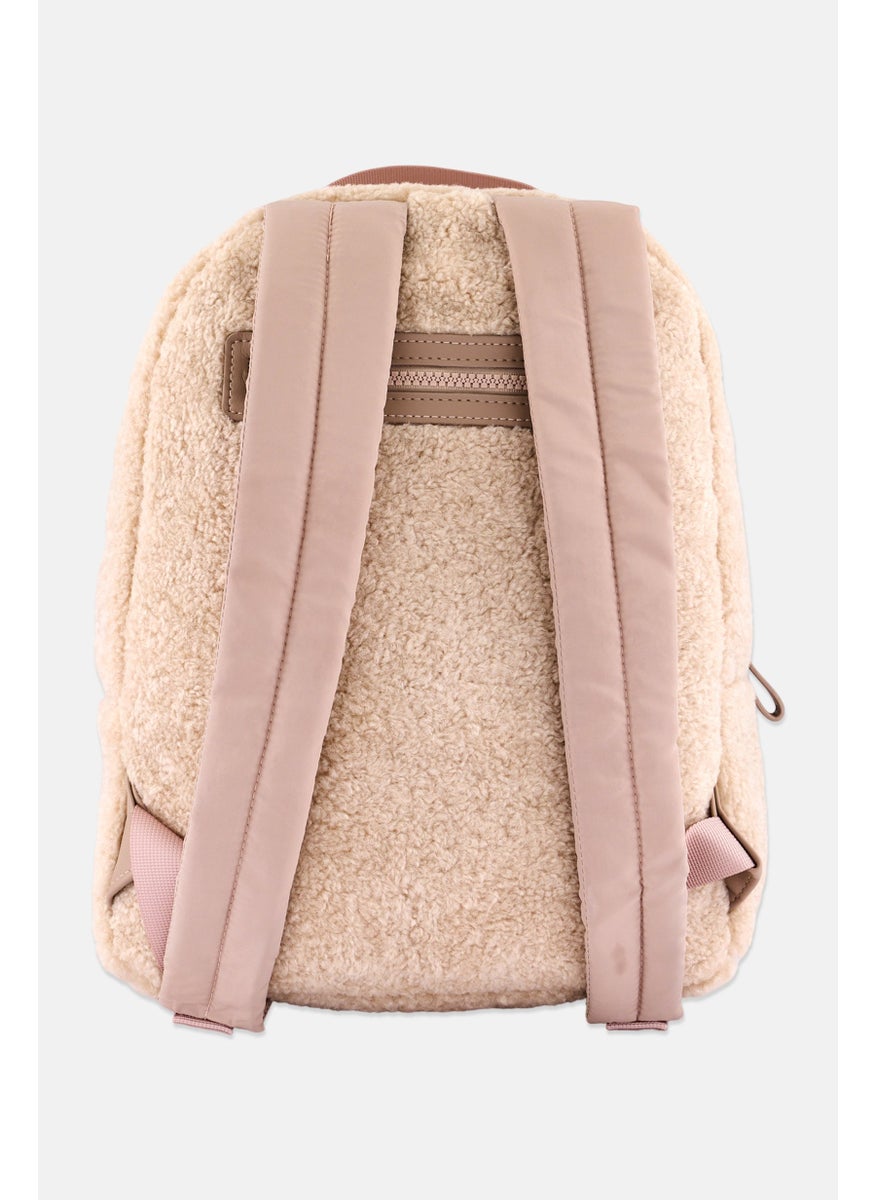 Danskin Women Textured Jules Shealing Backpack 36 H x 32 L x 15 W cm, Beige  - Image 2