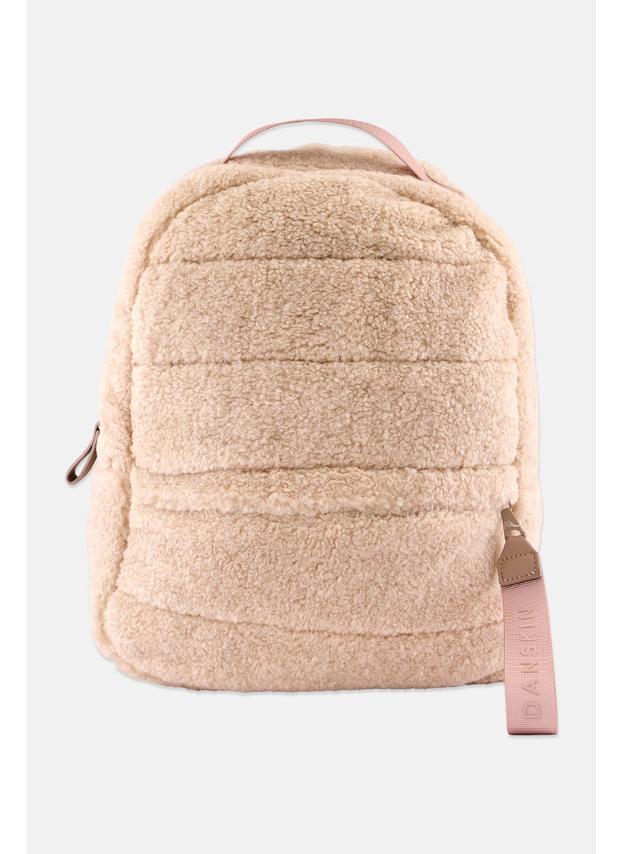Danskin Women Textured Jules Shealing Backpack 36 H x 32 L x 15 W cm, Beige  - Image 1