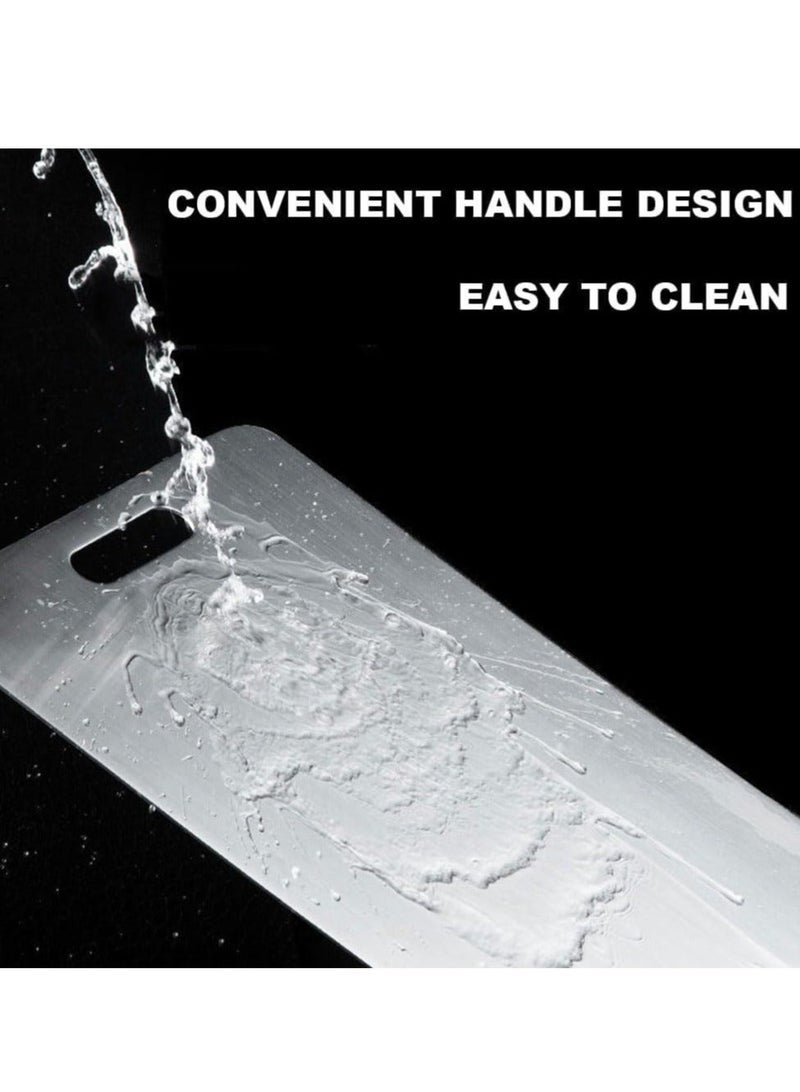 WALALLA 1 pcs Stainless steel Cutting Board,100% Stainless steel Cutting Boards For Kitchen, Double-Sided Food Grade Cutting Board for Kitchen, Chopping Board for Meat, Fruit, Vegetables - Image 5