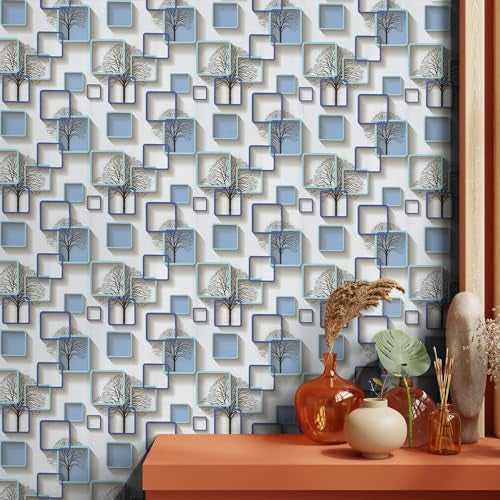 Eurotex Peel and Stick Wallpaper, Self Adhesive DIY Wall Sticker for Bedroom Hall Living Room Kitchen Home & Office, PVC Coated & Waterproof Surface Scratch Resistant – 45 x 600cm - Image 1