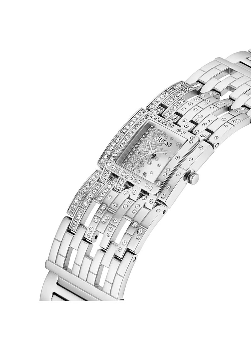 GUESS Women's Analog Quratz Silver Stainless Steel Watch GW0441L1 - Image 2
