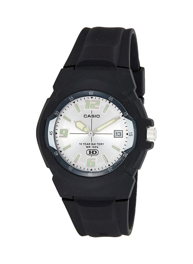 كاسيو ساعة يد بعقارب وسوار من الراتنج طراز MW-600F-7AV رجال - Image 1