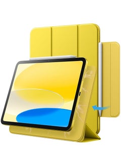 Jetech Magnetic Case For Ipad 10 10.9 Inch 2022 Model 10Th Generation Magnetic Attachment Slim Tablet Cover With Auto Wake Sleep Yellow  - Image 1