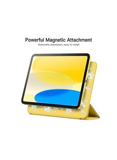 Jetech Magnetic Case For Ipad 10 10.9 Inch 2022 Model 10Th Generation Magnetic Attachment Slim Tablet Cover With Auto Wake Sleep Yellow  - Image 3