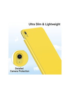 Jetech Magnetic Case For Ipad 10 10.9 Inch 2022 Model 10Th Generation Magnetic Attachment Slim Tablet Cover With Auto Wake Sleep Yellow  - Image 4