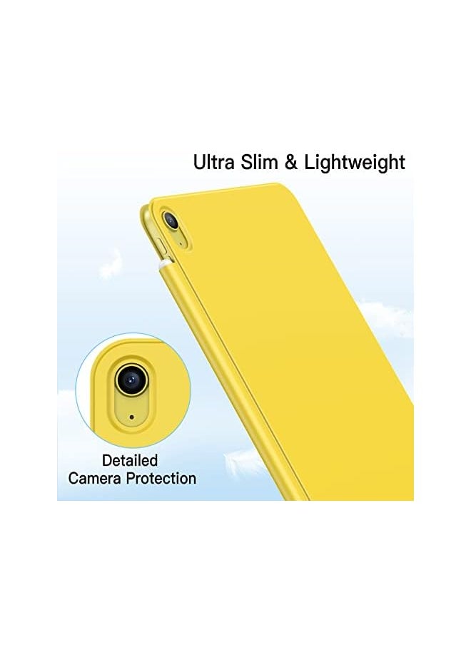 Jetech - Magnetic Case For Ipad 10 10.9 Inch 2022 Model 10Th Generation Magnetic Attachment Slim Tablet Cover With Auto Wake Sleep Yellow - Image 1