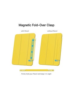 Jetech Magnetic Case For Ipad 10 10.9 Inch 2022 Model 10Th Generation Magnetic Attachment Slim Tablet Cover With Auto Wake Sleep Yellow  - Image 5