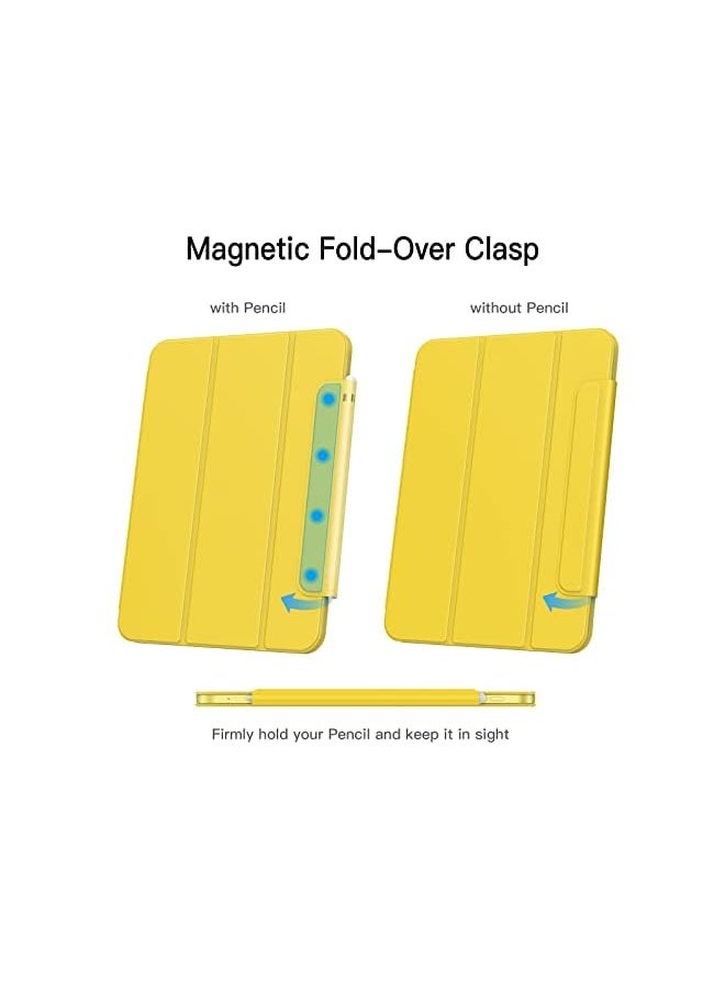 Jetech - Magnetic Case For Ipad 10 10.9 Inch 2022 Model 10Th Generation Magnetic Attachment Slim Tablet Cover With Auto Wake Sleep Yellow - Image 1