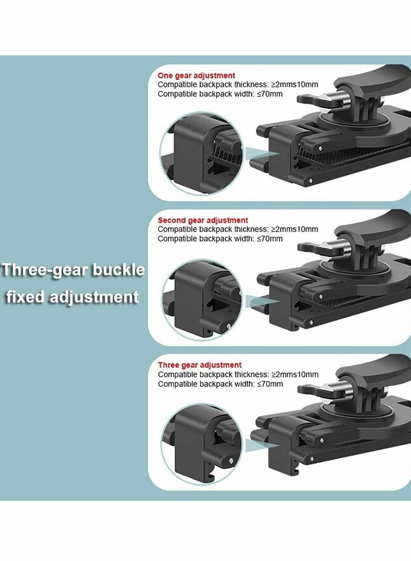 SYOSI Backpack Strap Mount Adjustable Camera Shoulder Mount, Which Compatible with Most Action Camera - Image 3