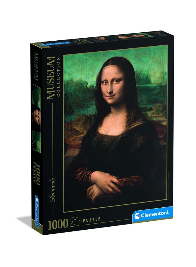 Clementoni 1000 Piece Puzzle – Mona Lisa Museum Collection | Leonardo Da Vinci Classic Art Jigsaw Puzzle For Adults - Image 1