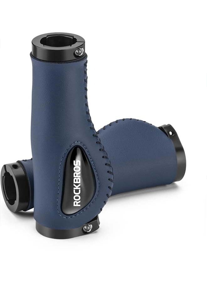 Rockbros ROCKBROS Bike Handle Grips Ergonomics Design Soft Gel Dual Lock on Bicycle Handlebar Grips for Mountain MTB MBX Bike Electric Scooter  - Image 1