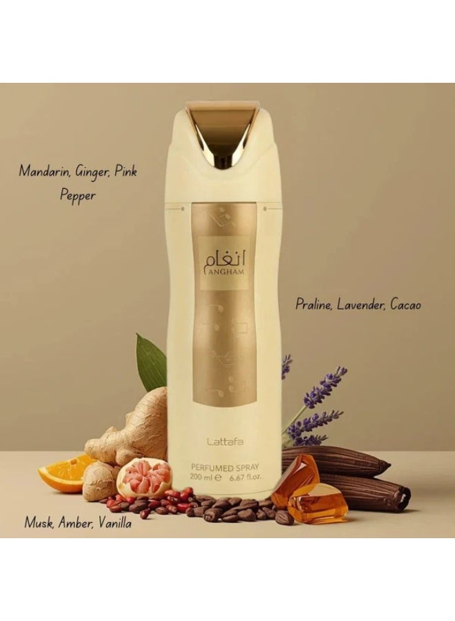 لطافة بخاخ معطر أنغام 200 مل - Image 2