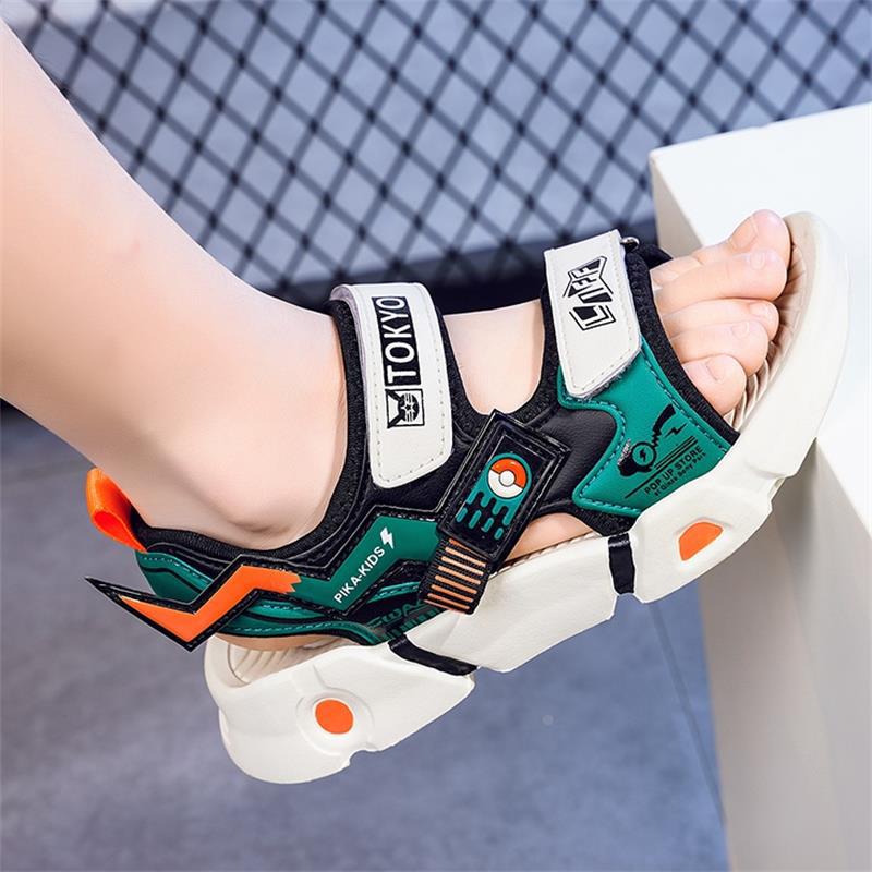 Summer Children'S Sandals Boys Cartoon Fashion Shoes Open Toe Beach Shoes Wading Shoes Baby Shoes Sandals Children'S Shoes - Image 2