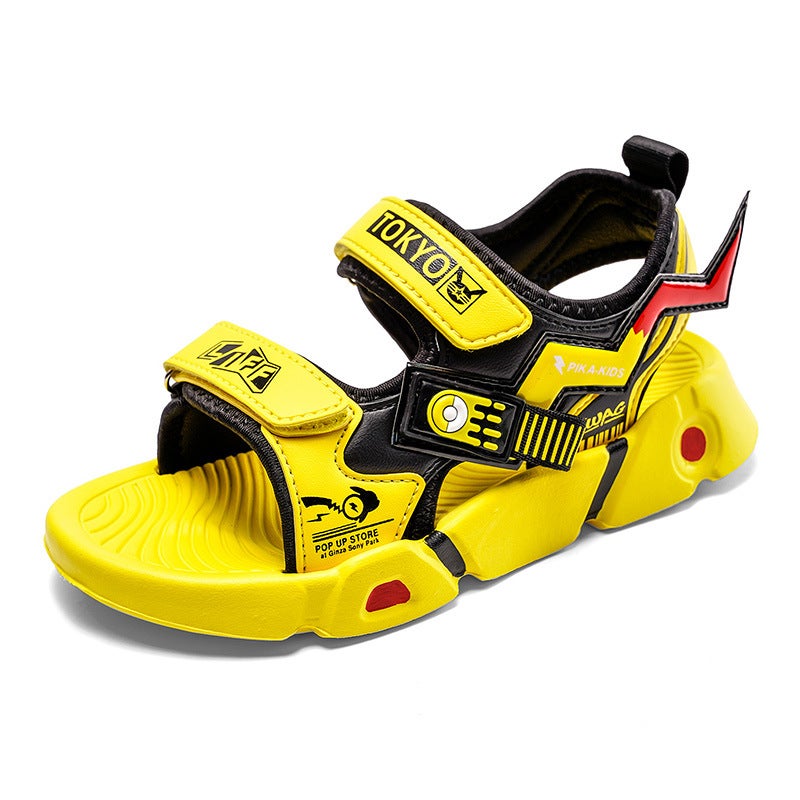 Summer Children'S Sandals Boys Cartoon Fashion Shoes Open Toe Beach Shoes Wading Shoes Baby Shoes Sandals Children'S Shoes - Image 1