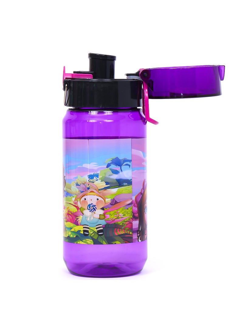 Eazy Kids زجاجة ماء للأطفال سهلة الاستخدام 500 مل - بنفسجي - Image 5