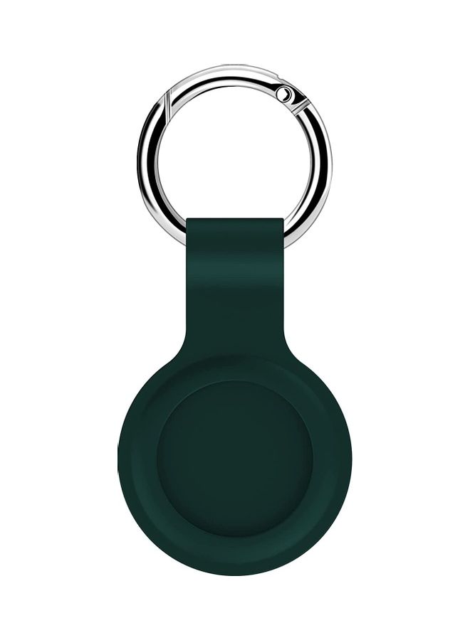 AirTags Protective Cover With Keychain Green