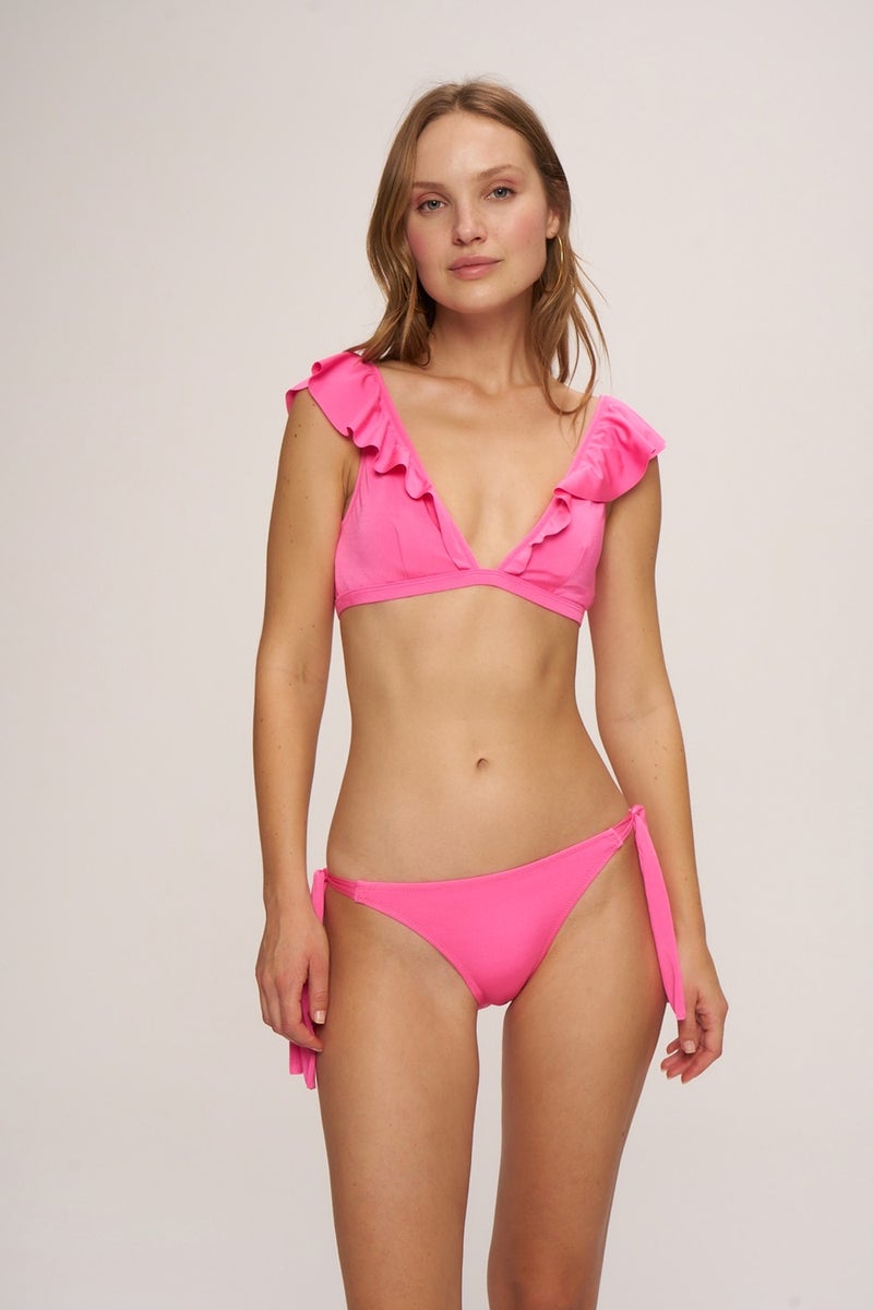 pierre cardin HR23BA005 Faux Jumpsuit Lace-up Bikini Bottom - Image 1