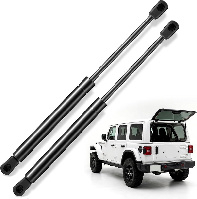 Blshwez 2 Pack Rear Window Struts, Heavy-Duty Back Window Glass Shocks Lift Supports for 2018-2025 Jeep Wrangler Freedom/Rubicon/Sport/Unlimited/Willys - Image 1