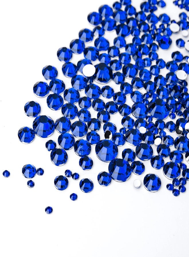 Canvalite 2900Pcs Blue Rhinestones for Nails, 18 Styles Multi Shape Nail Charms and Gems Shiny Glass Crystal Flatback Nail Rhinestones Set for Nail Art with Rhinestone Picker and Tweezers - Image 5