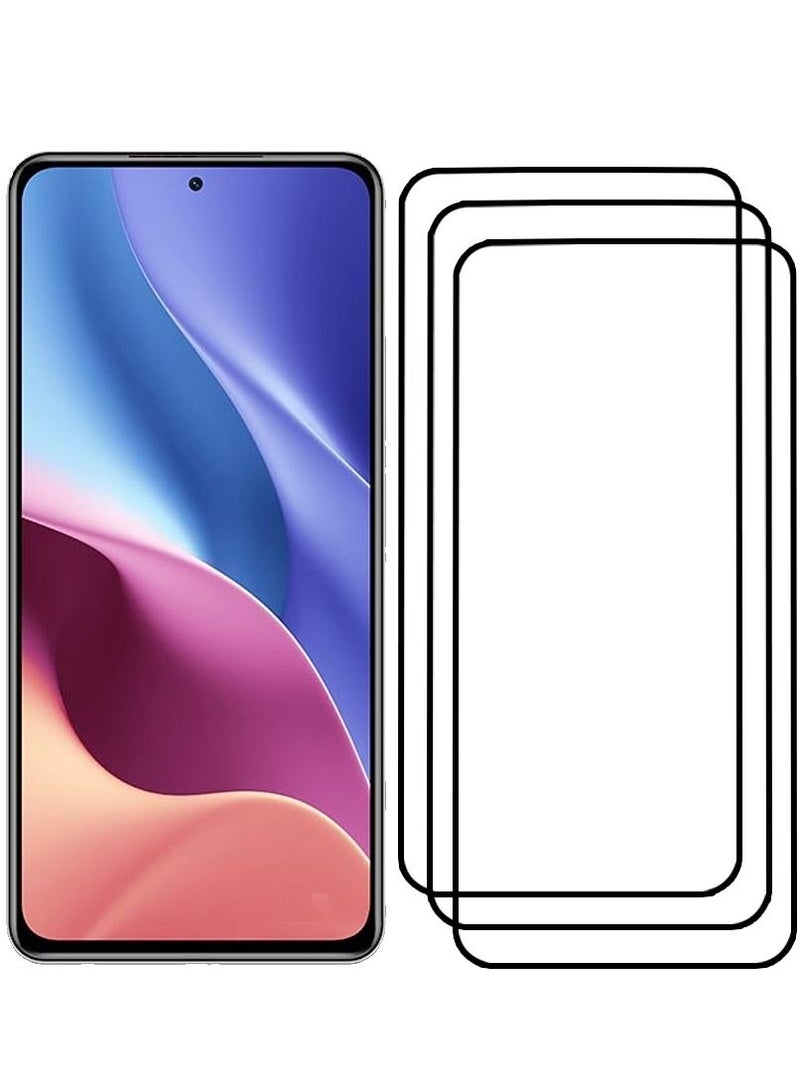 CATANES 3 Pack For Xiaomi Redmi K40 Screen Protector Tempered Glass Full Glue Back - Image 2