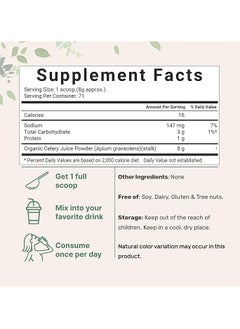 Micro Ingredients Organic Cold-Pressed Celery Juice Powder 20 oz  - Image 5