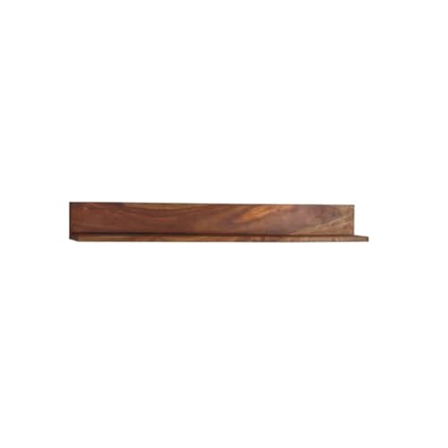 carpentray -1 Set 30 Inch Long Floating Shelf for Wall Natural Walnut Wood Wall Shelves Picture Ledge Wall Bookshelf for Living Room Bedroom Kitchen Office Home D?cor (30 Inch Long) - Image 4