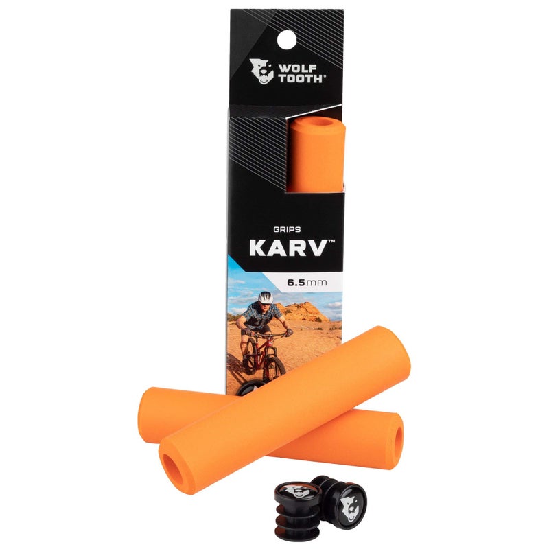 Wolf Tooth Silicone Mountain Bike Grips: Karv - Image 2
