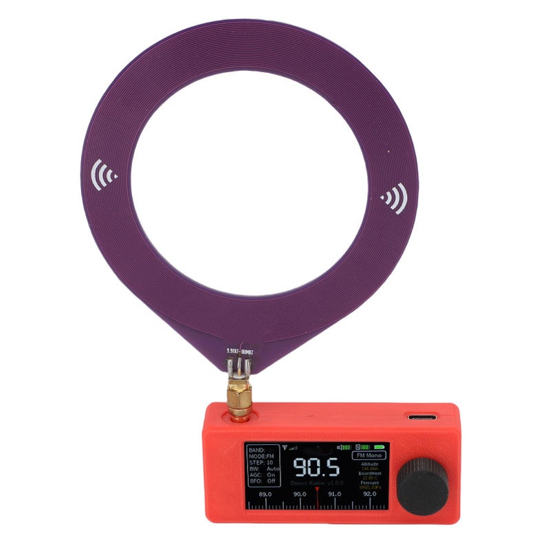 راديو AM FM محمول مع شاشة ملونة ومصباح LED للفرق HF SW MW VHF - Image 2
